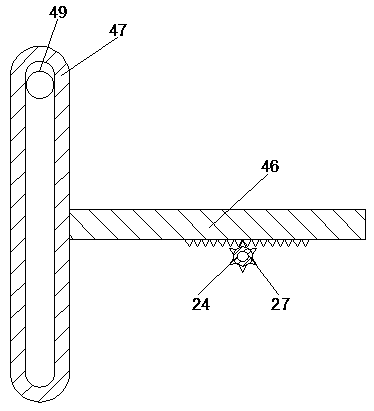 Adjusting device for aerospace radar