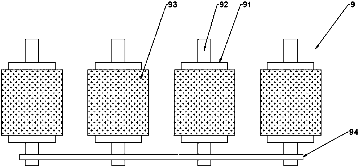 Cleaning, disinfection and drying device for medical apparatus and instruments