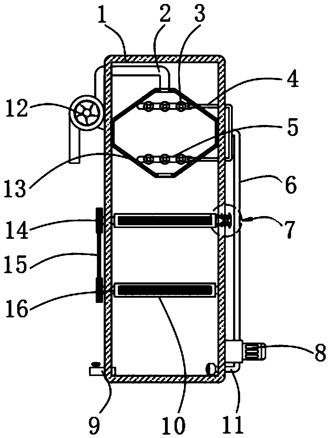 Desulfurization-denitration purification tower for flue gas