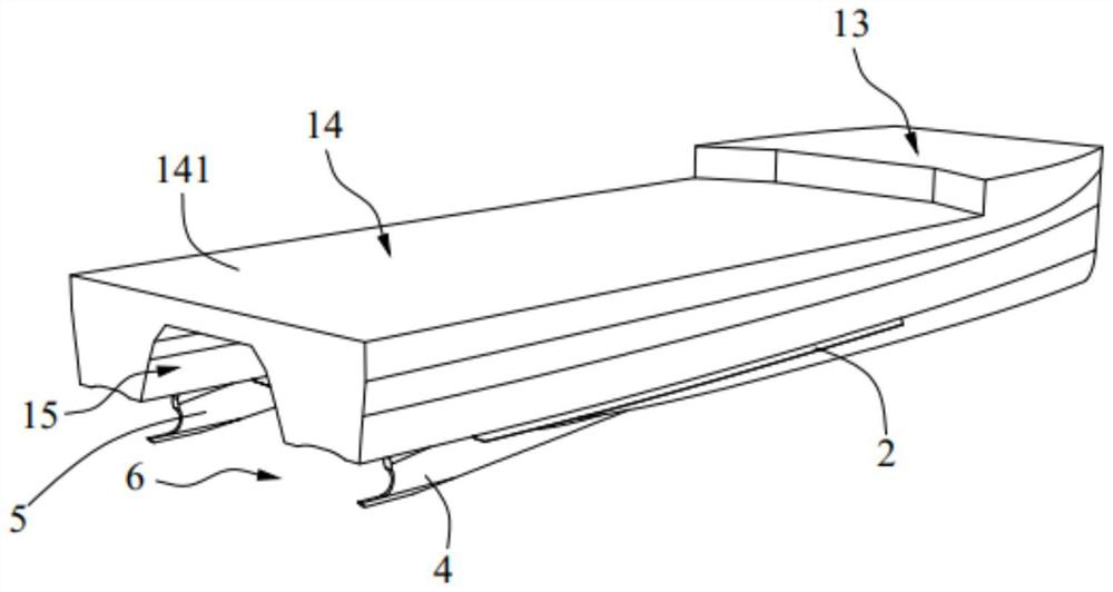 Ship body and deep V-shaped bevel half-small waterplane area catamaran