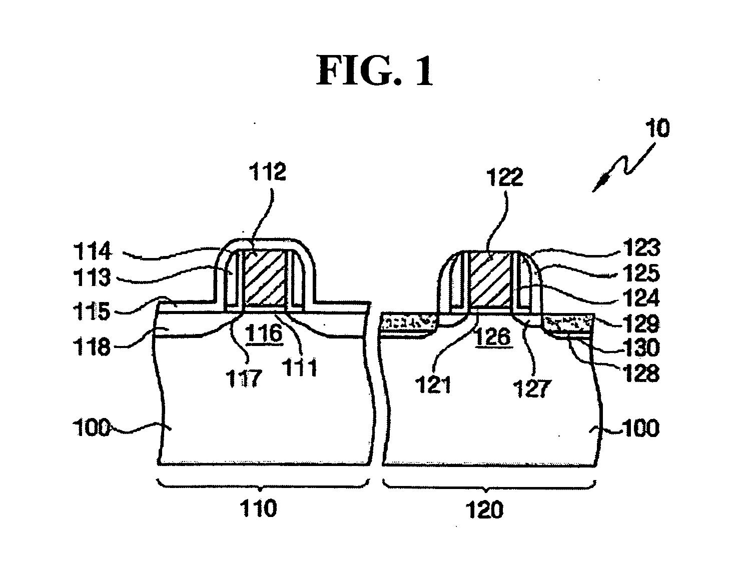 CMOS transistor and method of manufacturing the same