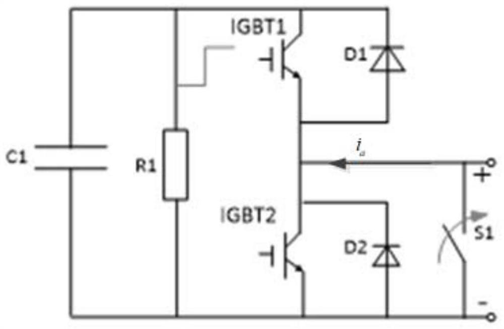 Flexible direct-current converter valve power module bypass switch false switching-on test method and device