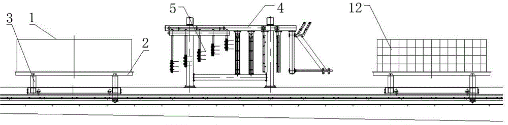 Horizontal cutting technology and cutting equipment for aerated concrete block