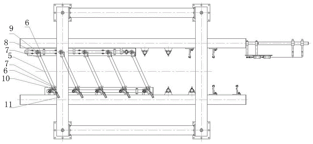 Horizontal cutting technology and cutting equipment for aerated concrete block