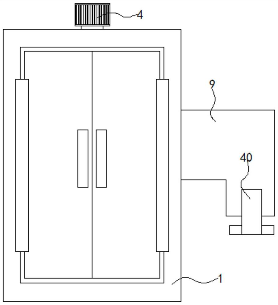 A convenient detachable winding device for cotton sewing thread production