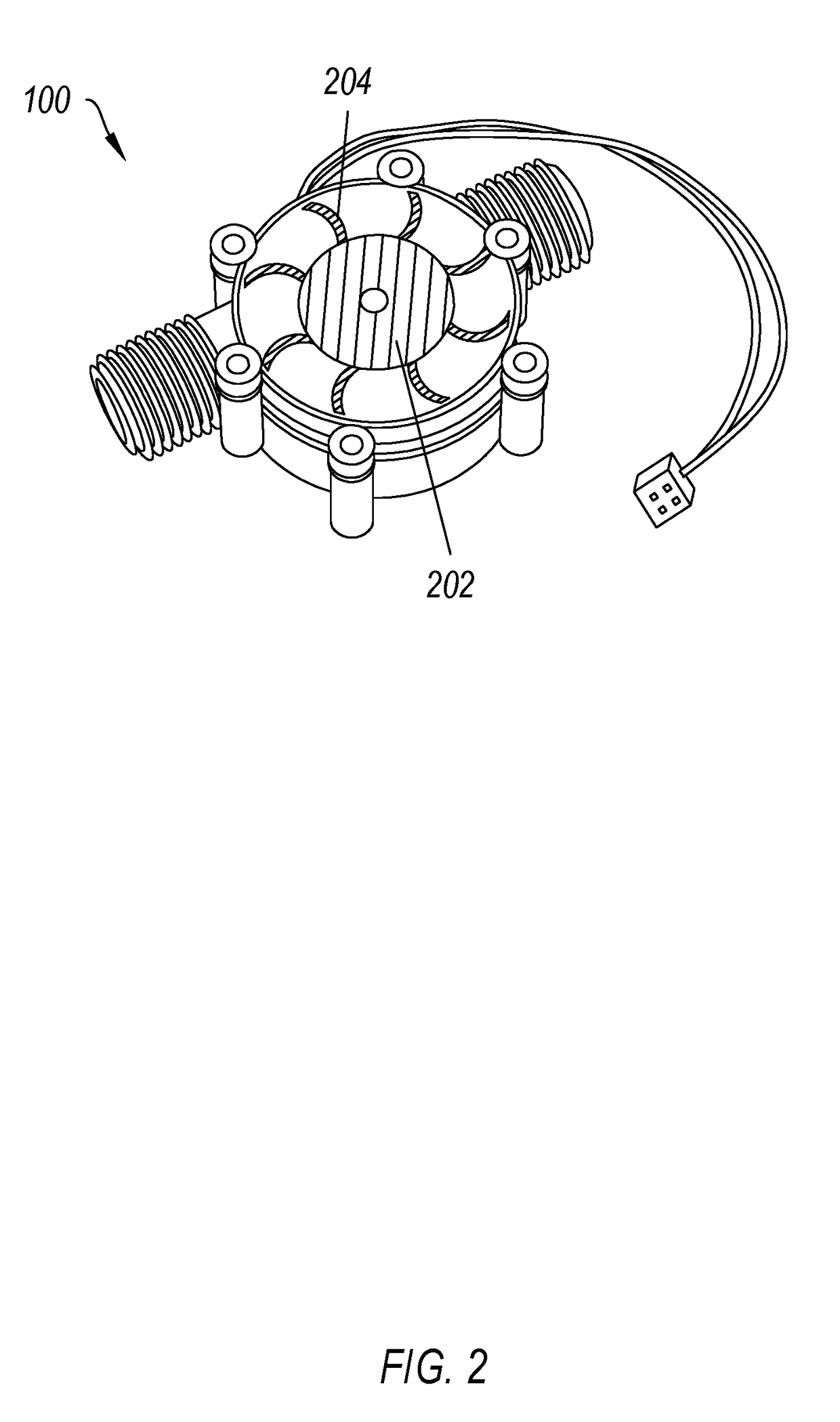 Water line electric turbine generator