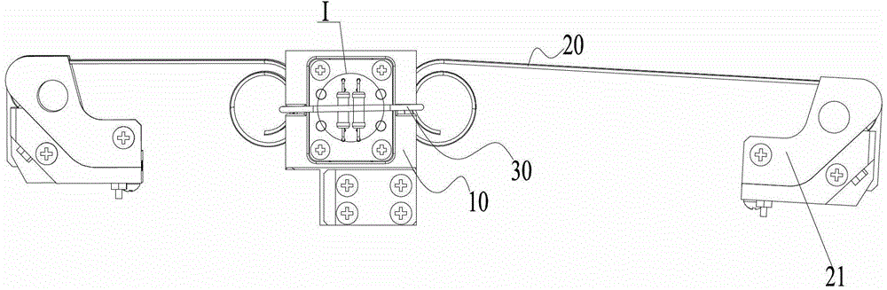 Gathering and releasing device of whip antenna