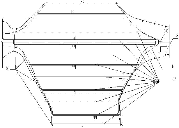 An ecological slope protection device for rockfill dam crest and dam slope and its application