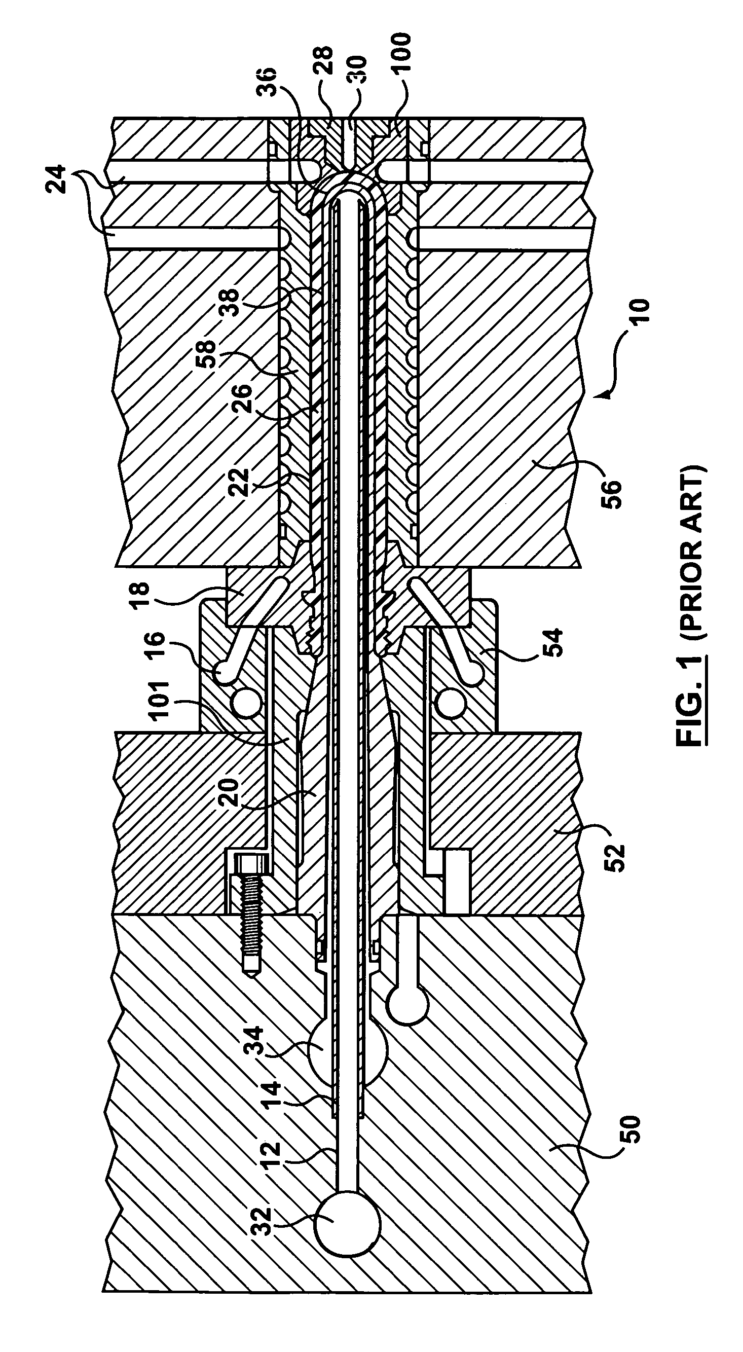 Cooling circuit for cooling neck ring of preforms