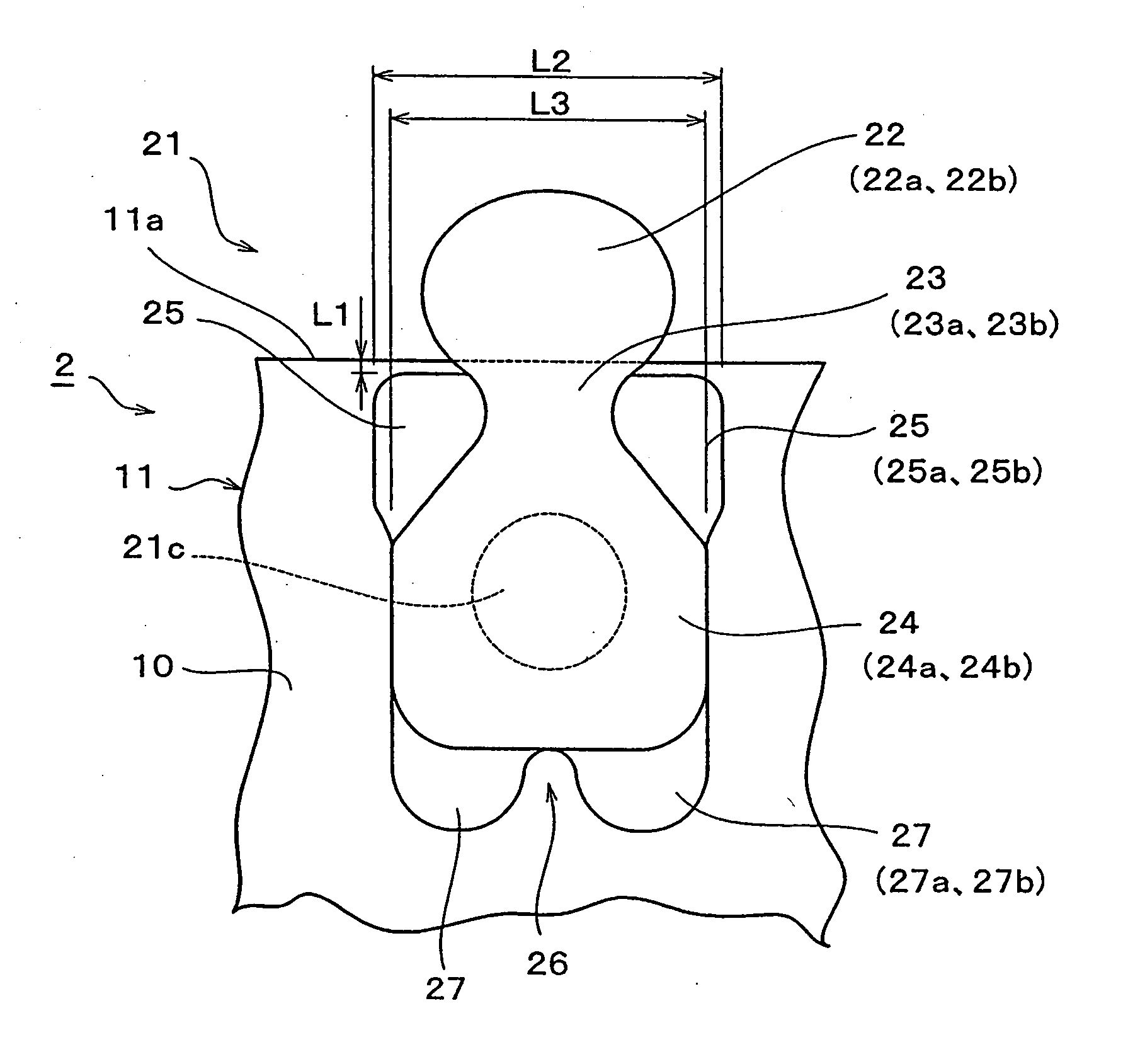 Waterproof slide fastener and apparatus for manufacturing the same