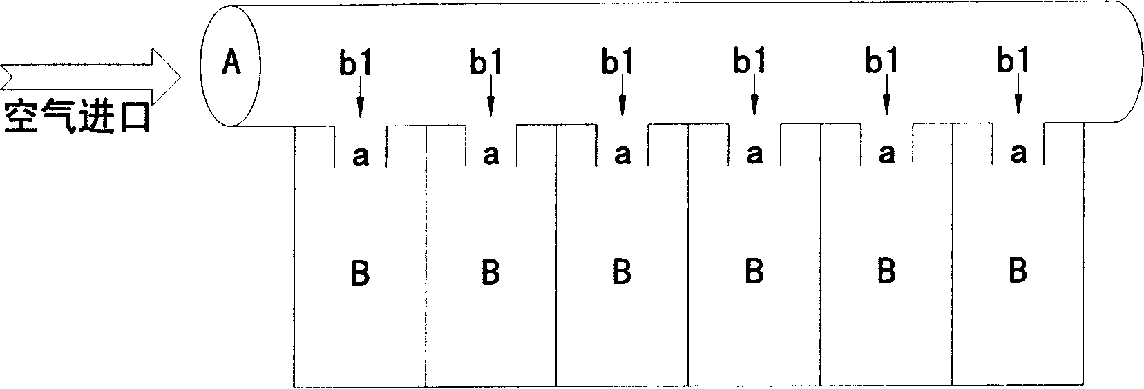 Air-isolated and self-adhering packing material and its preparation