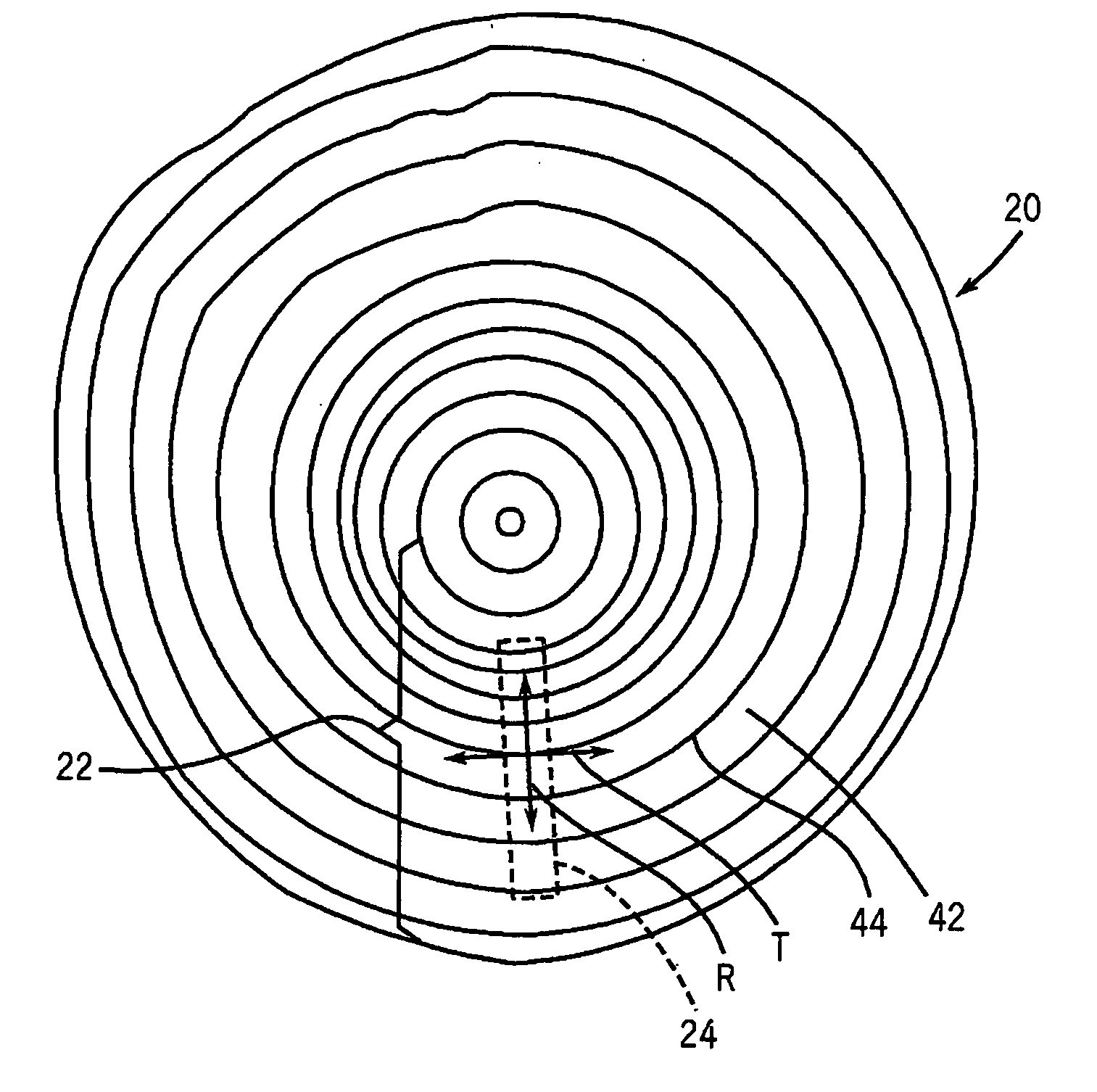 Method for characterizing the density and cross-section morphology of trees