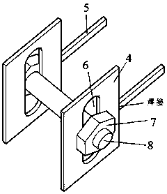 Fabricated shear-wall vertical-joint tooth-space-type energy-consuming connecting device