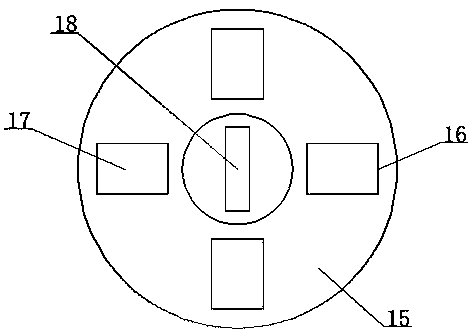 Longitudinal tamping device for building foundation tamping vehicle