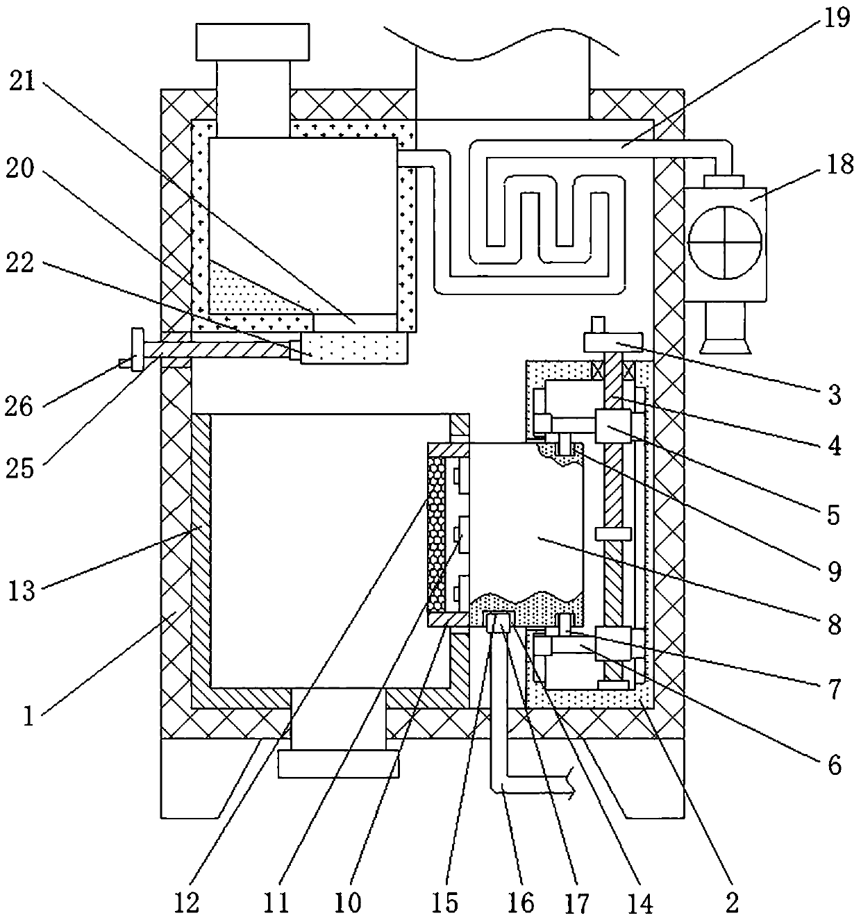 Novel light-burning kiln heating device