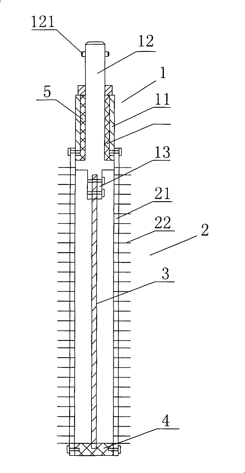 Plating pen for electro-brush plating inner bore parts