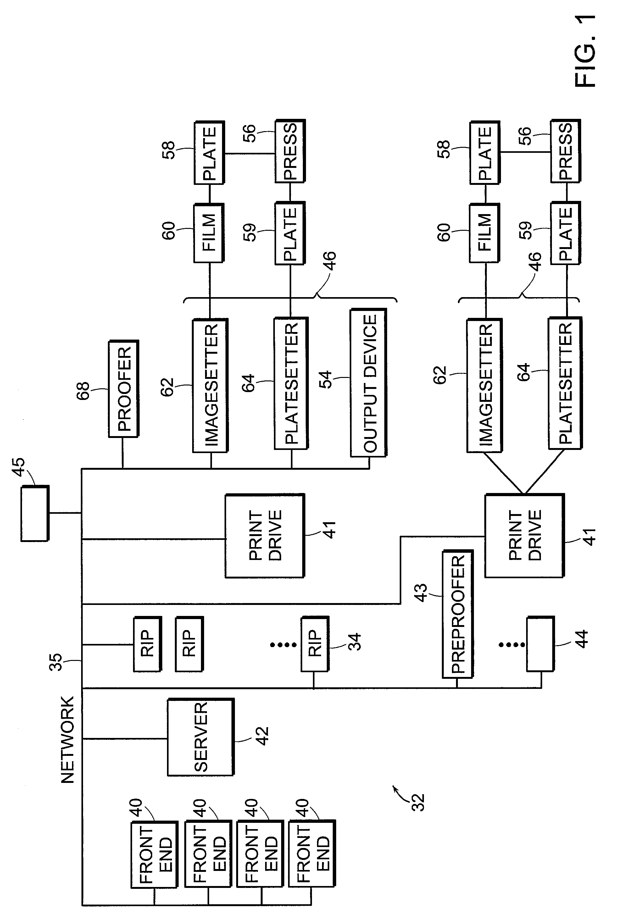 Method of generating medium resolution proofs from high resolution image data