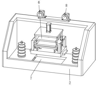 Breakdown voltage testing device for lithium ion battery diaphragm