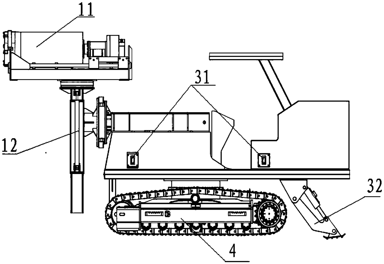 Drilling machine and drilling method