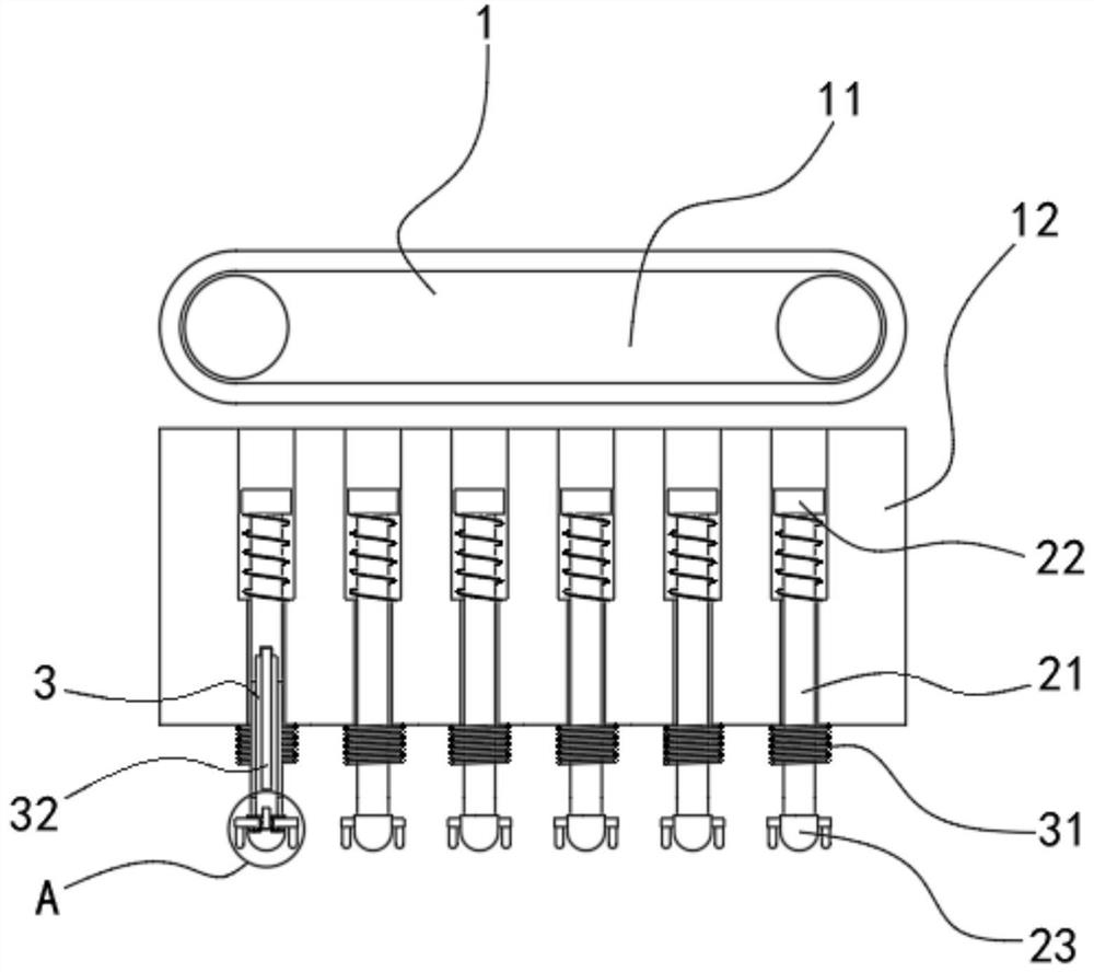 A kind of cotton opening knocking device