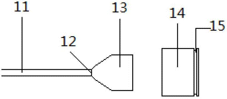 Straight type single-hand remaining needle