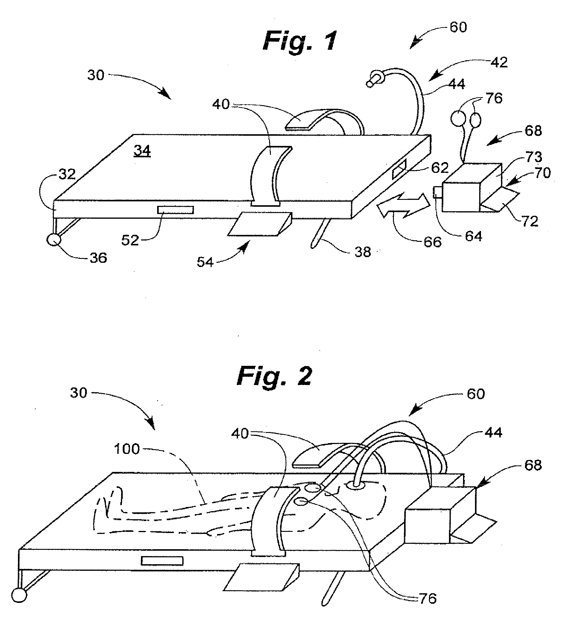 Cooperating defibrillators and external chest compression devices