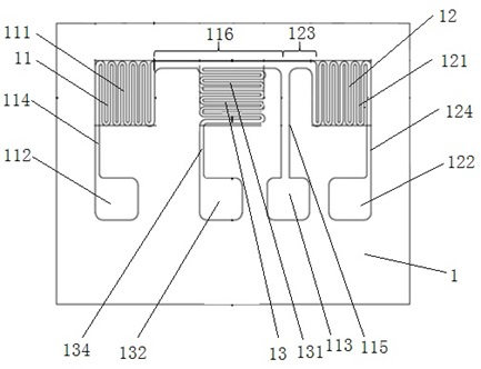 Strain gauge, pressure sensor and interventional medical catheter