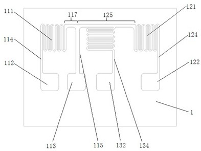 Strain gauge, pressure sensor and interventional medical catheter