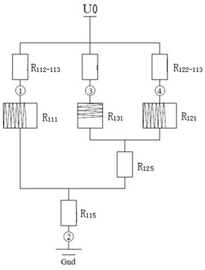 Strain gauge, pressure sensor and interventional medical catheter