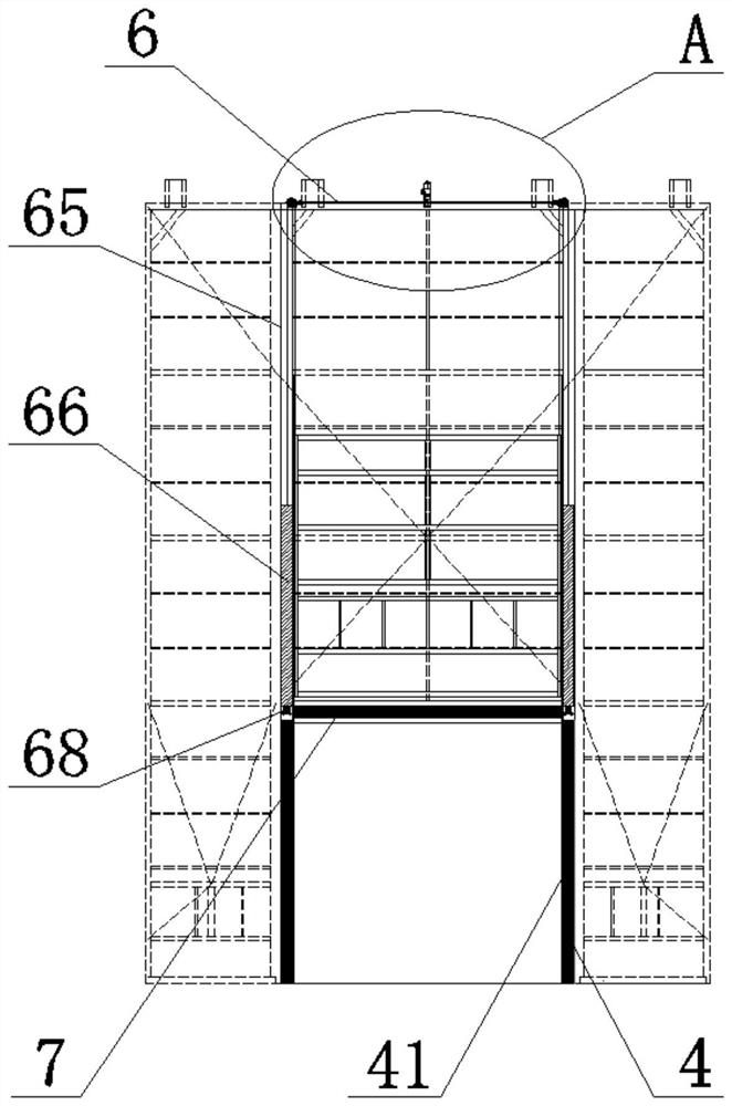 Push-pull hangar door