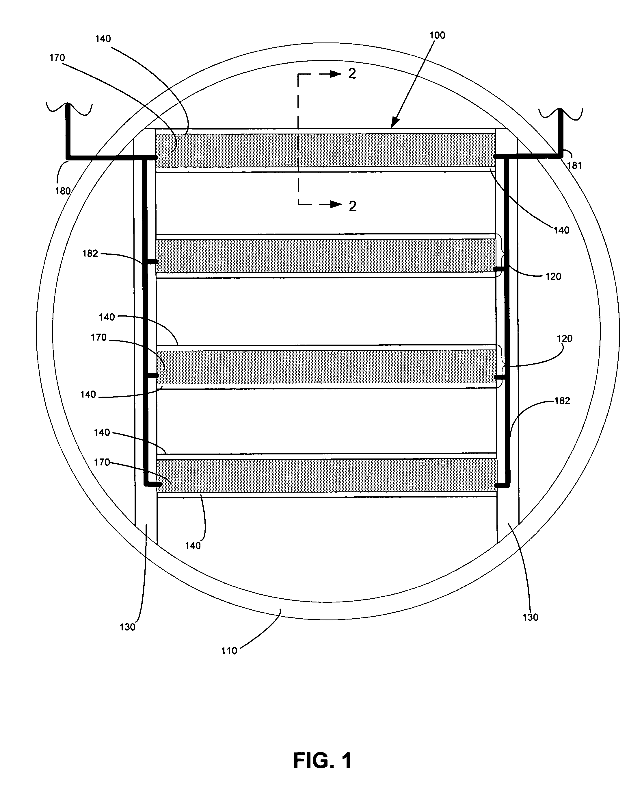 Reactive membrane process for the removal of vapor phase contaminants