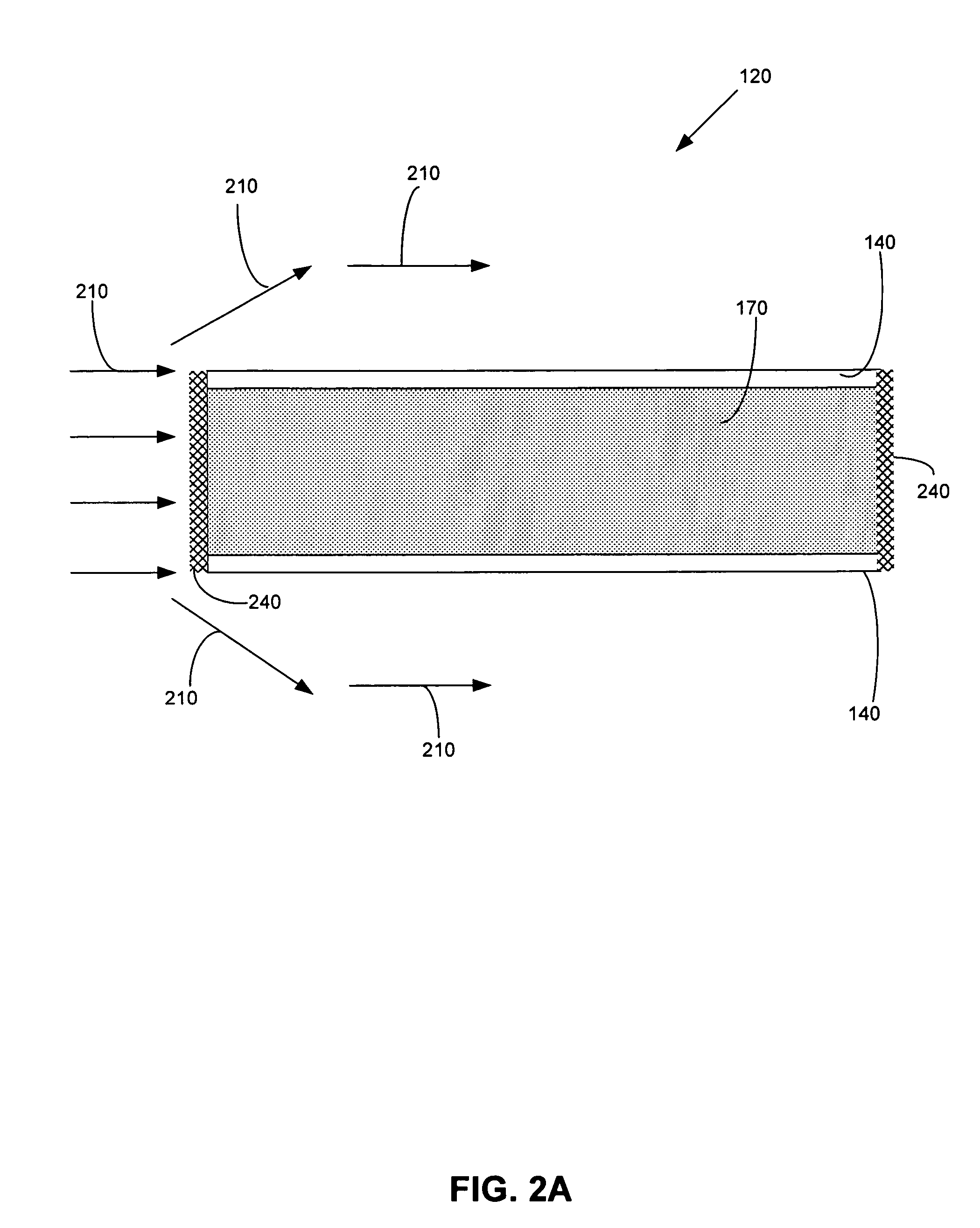 Reactive membrane process for the removal of vapor phase contaminants