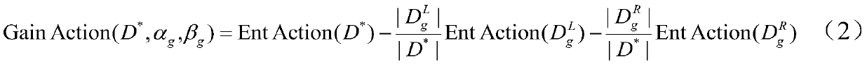 Action prediction method based on multi-task random forest