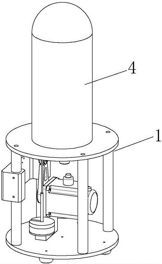 Vertical reciprocating friction-wear testing machine with magnetic shielding function