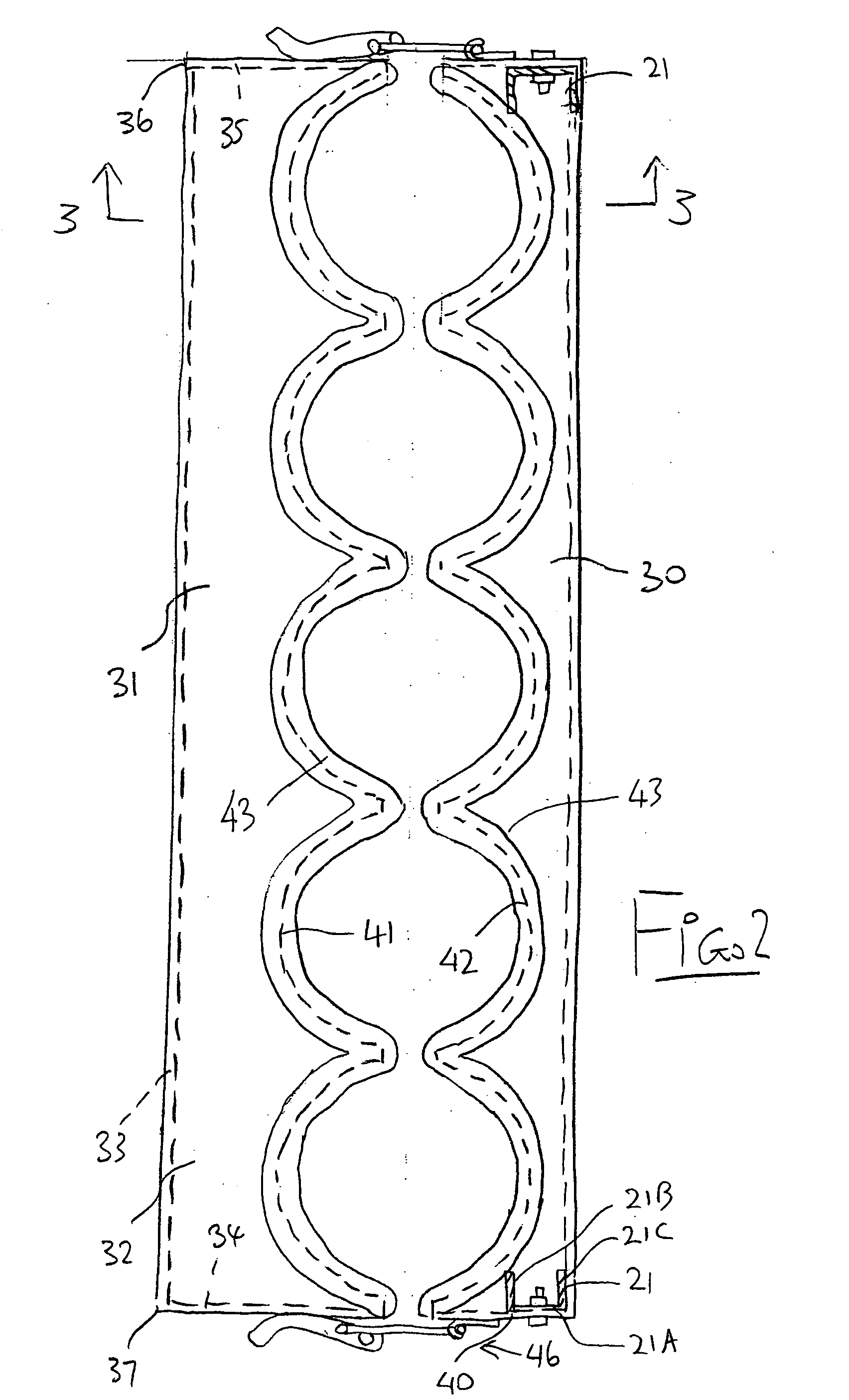 Rack for pressurized gas bottles