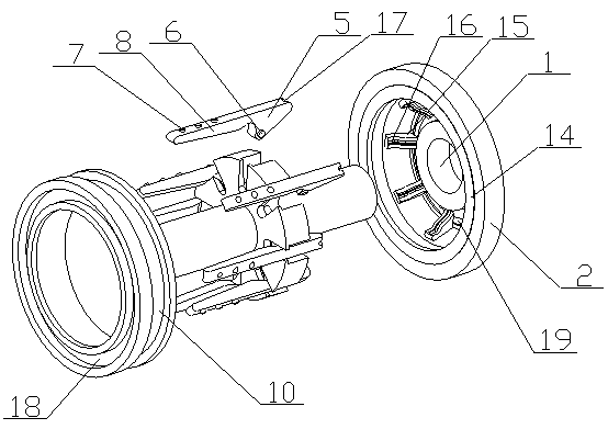 Plugging device for leakage point detection of sewage transmission pipe