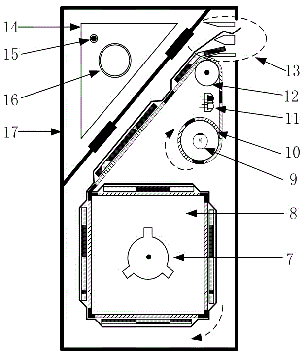 Test-paper-strip-based automatic paper delivery device