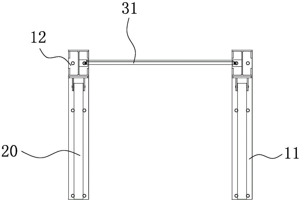 Single-face combined cantilever rack