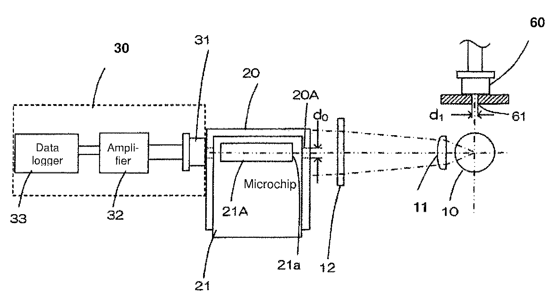 Microchip measurement device