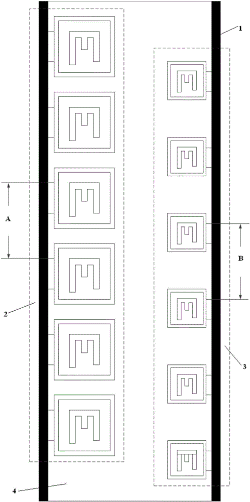 Compact multi-frequency base station antenna array