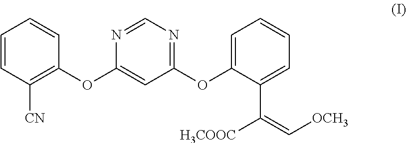 Process for preparation of azoxystrobin and intermediates thereof