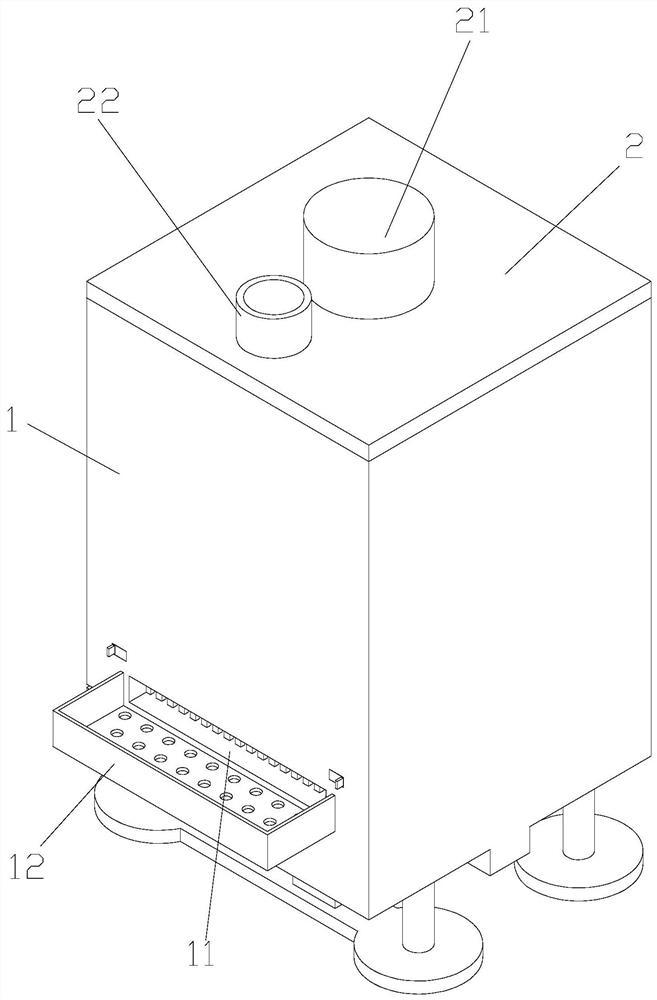 Silver-containing wastewater treatment device capable of reducing resource waste