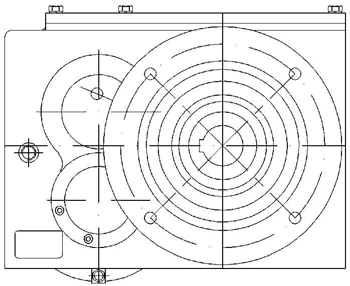 Direct feed type wiredrawing speed reducer