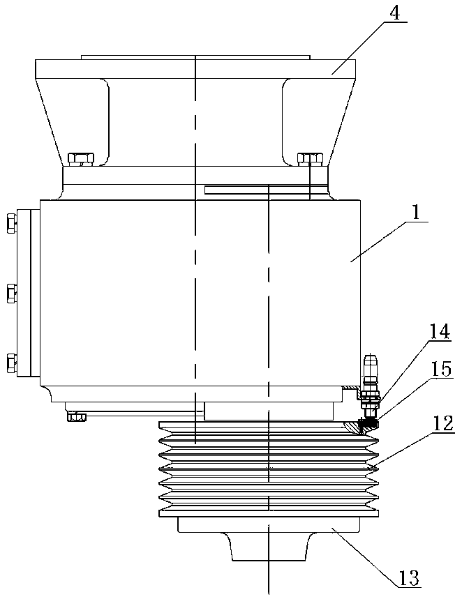 Direct feed type wiredrawing speed reducer