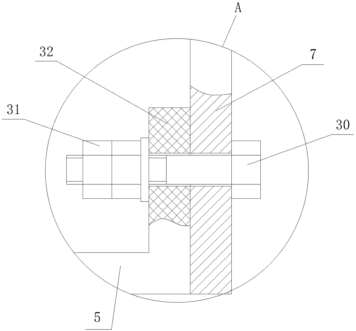 Linkage-type double-layer four-rod obstacle avoidance parking space