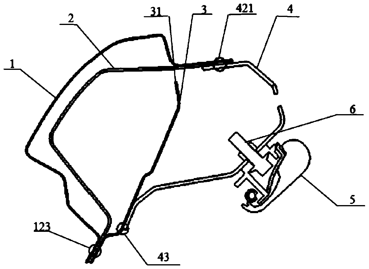 Passenger car passenger armrest bracket mounting structure and mounting method thereof