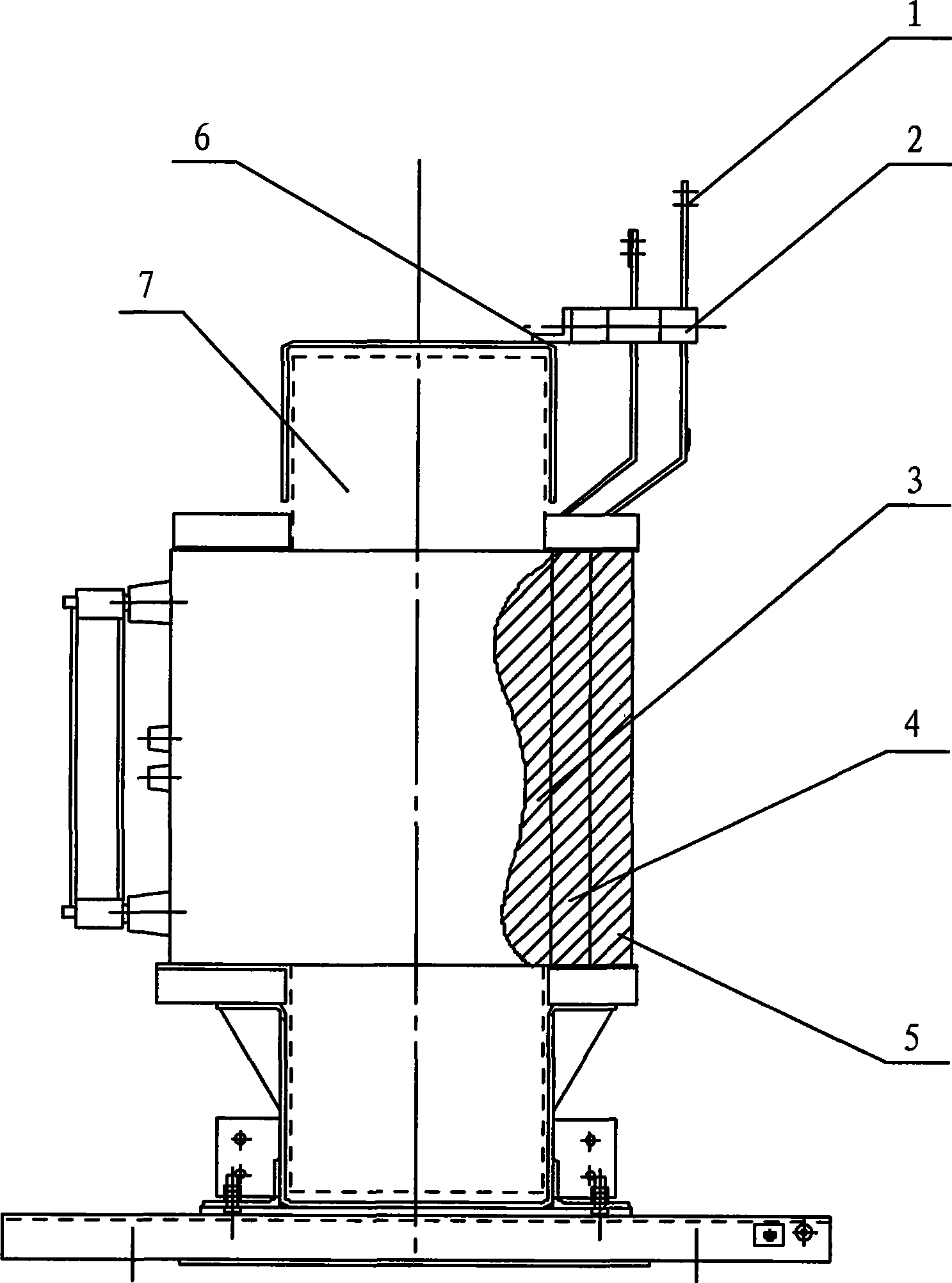 Structure of amorphous alloy dry-type distribution transformer and manufacturing method thereof