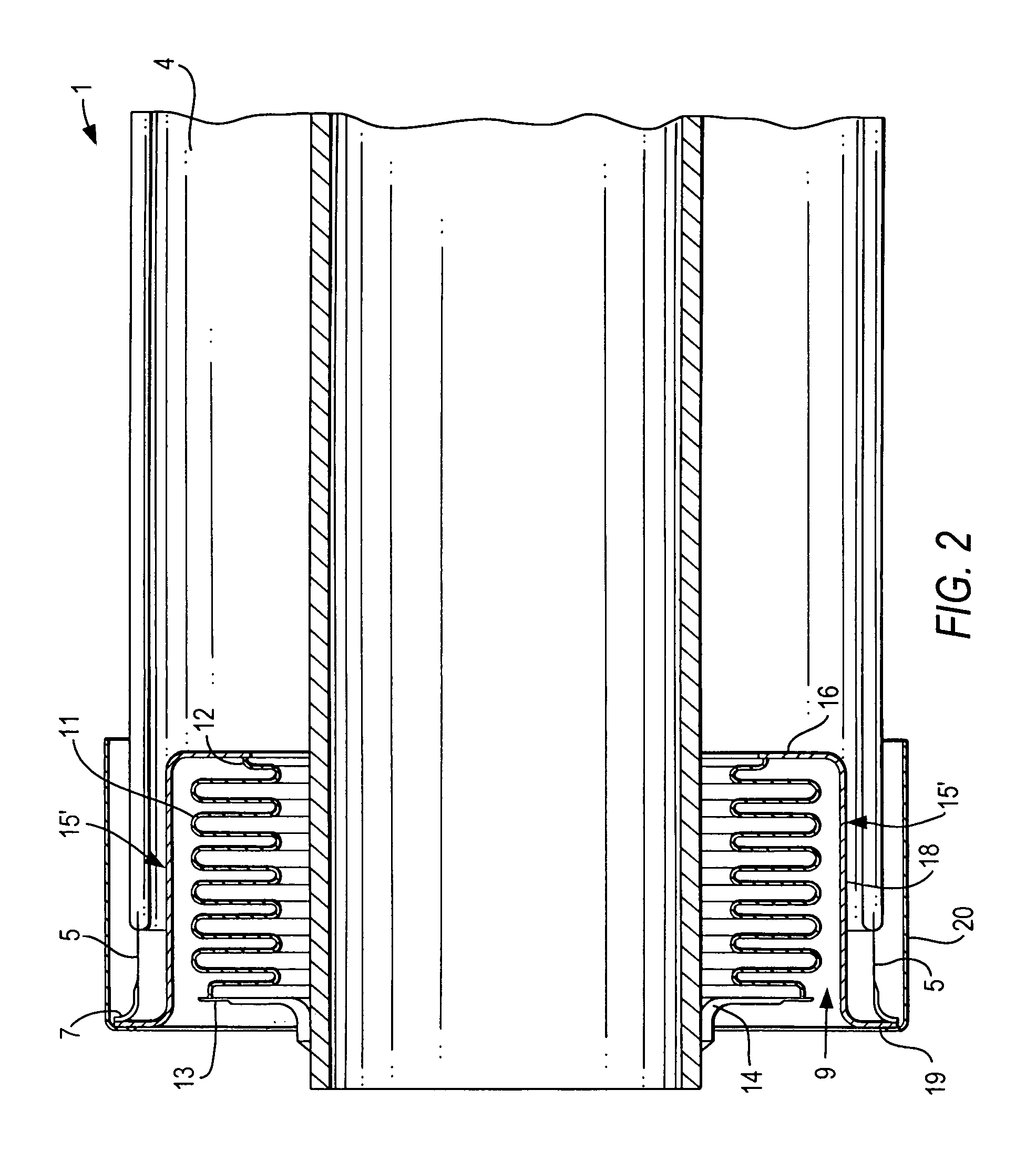 Absorber pipe for solar heating applications