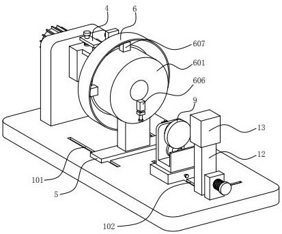 A stainless steel valve stem polishing machine