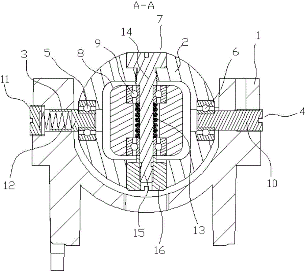 Automatic leveling structure